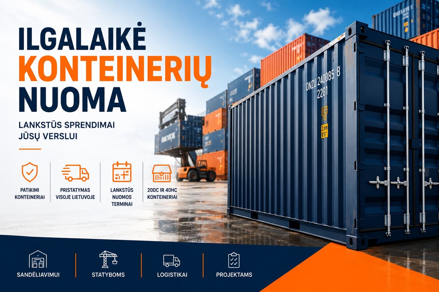 Long-term container lease | 20DC and 40HC containers | Onze